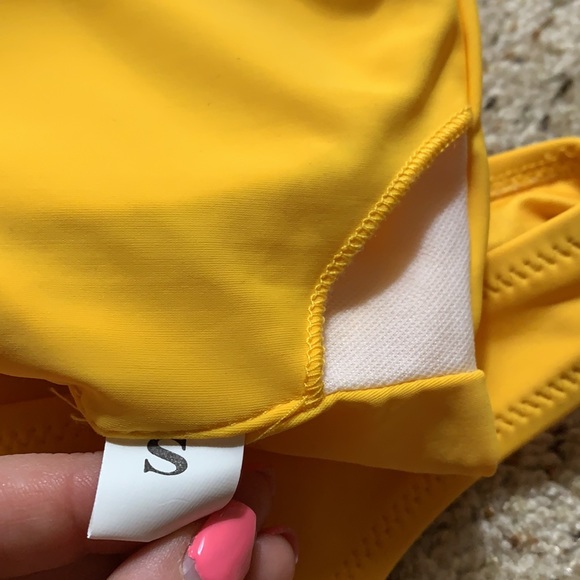 NWT ZAFUL Yellow Bikini- Size Small - Picture 6 of 6